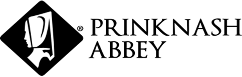 Prinknash Abbey Current Shop and Café logo, used with permission.