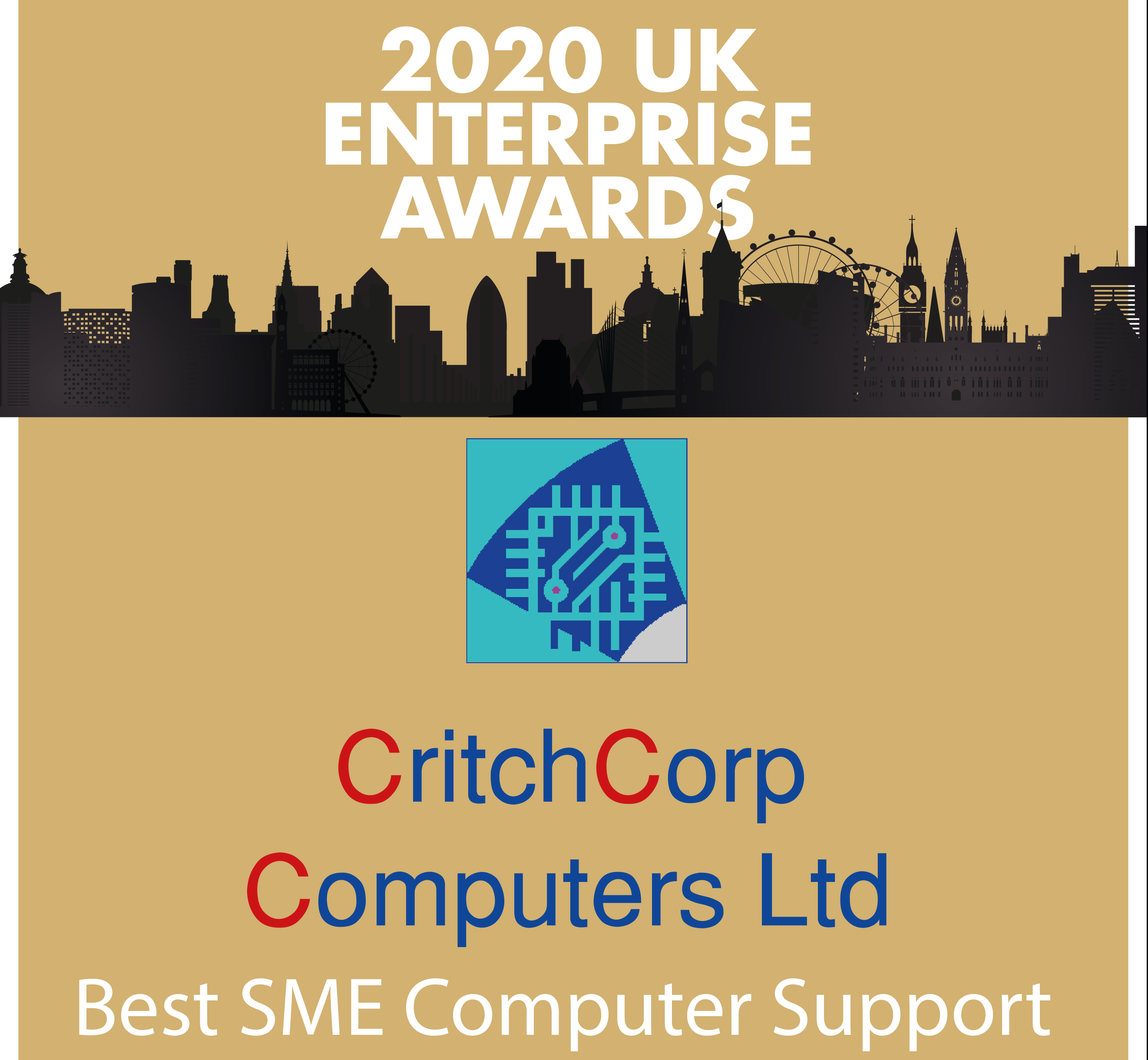 CritchCorp Winner of the 2020 SME UK Enterprise Awards