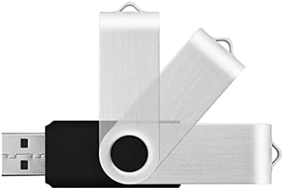 USB Flash Drive Black and Silver