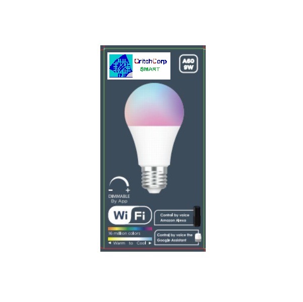 CritchCorp Smart - Smart Light Bulb (E27)